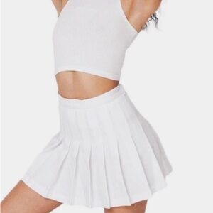 American apparel pleaded tennis skirt